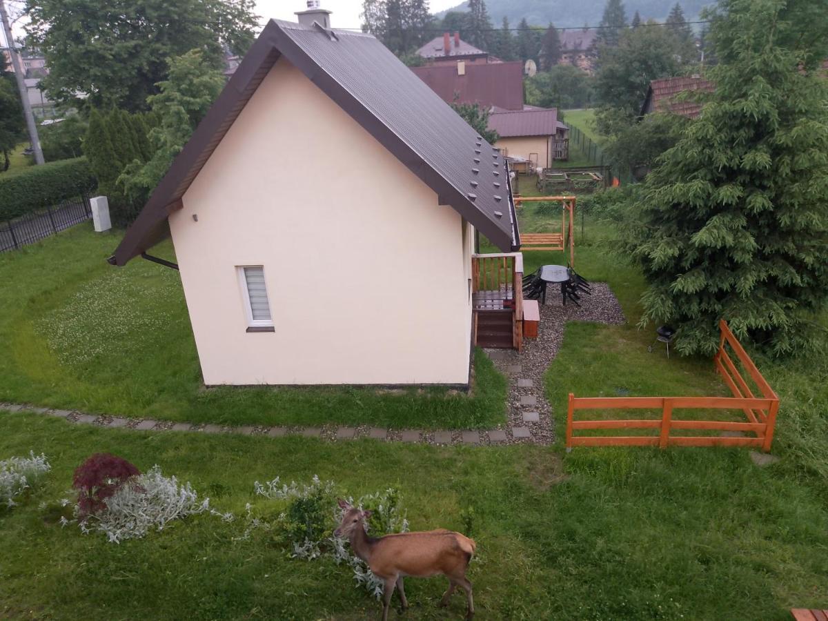 Brzoskwiniowy Domek Ustrzyki Dolne Exteriör bild